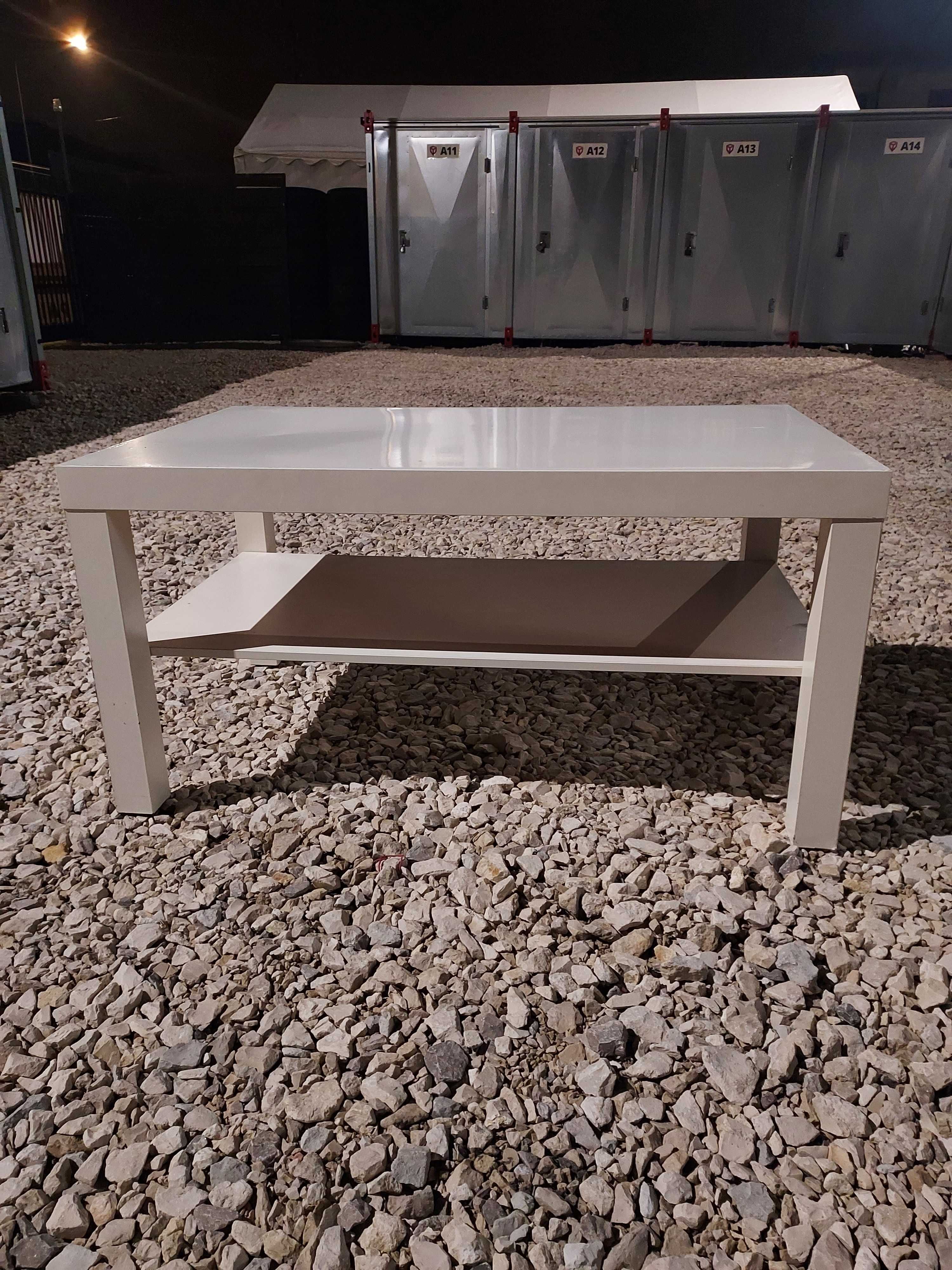 Stolik kawowy biały Lack IKEA