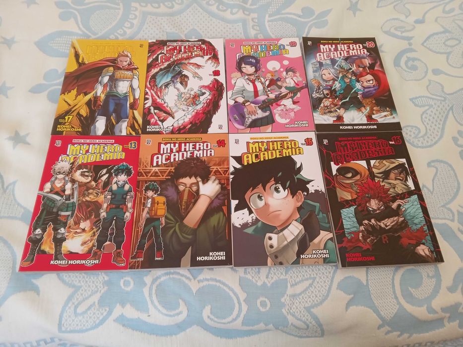 Mangas My hero Academy vol 13,14,15,16,17,18,19 e 20