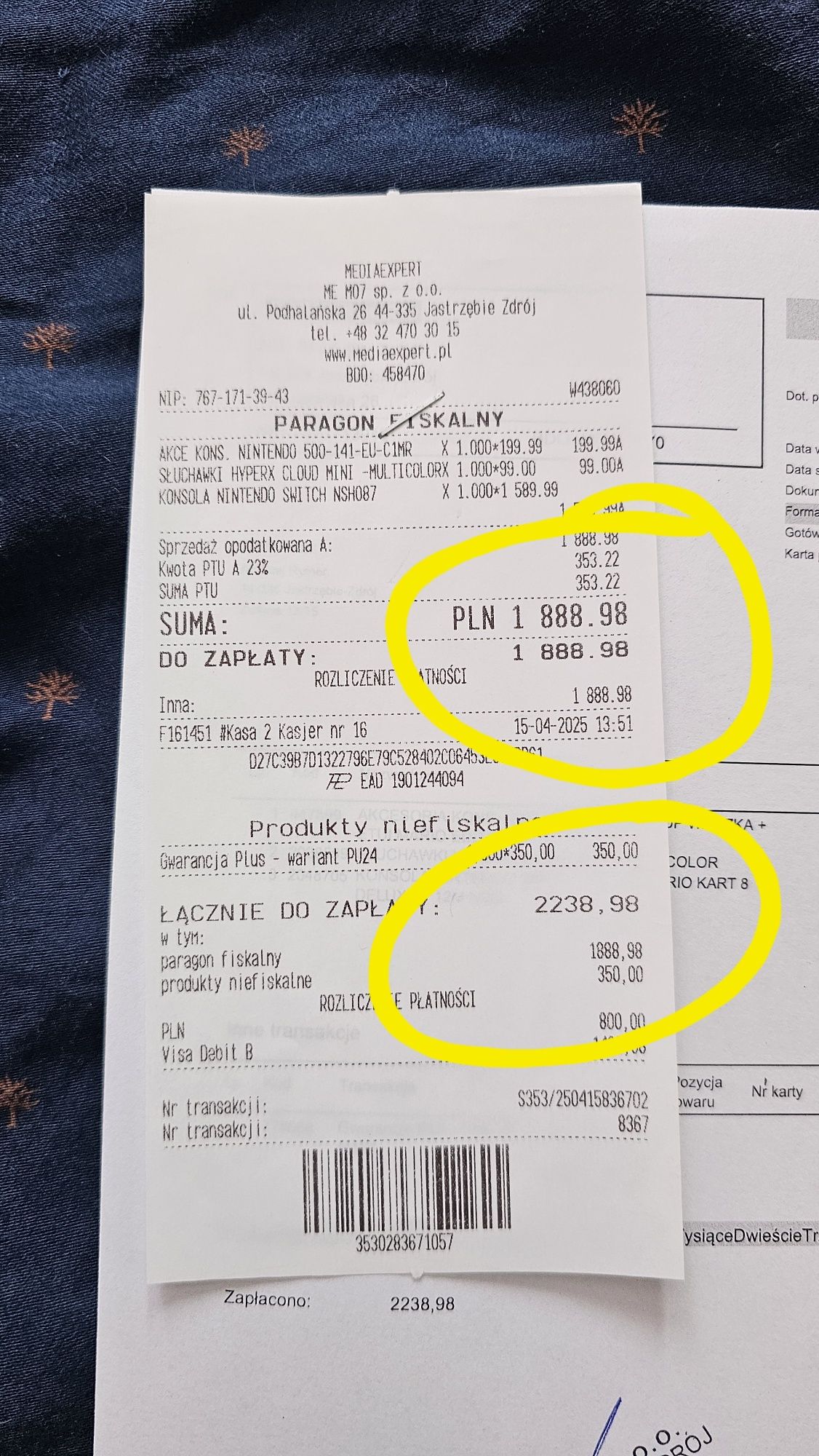 Nintendo Switch oled białe + ubezpieczenie od uszkodzeń do 2027