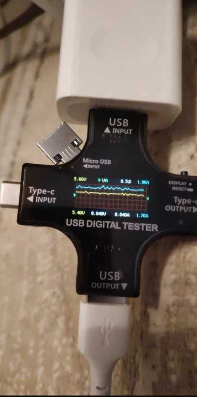 USB тестер емкости,тока до 5 A и напряжения до 30 В