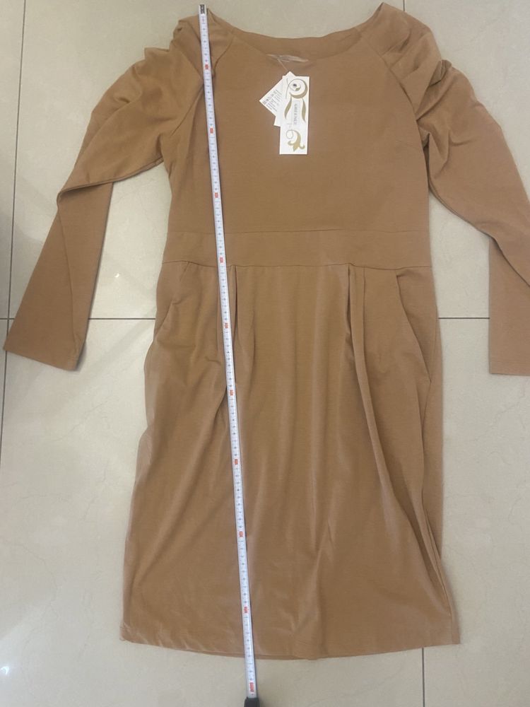 Nowa bawełniana M/ L  sukienka ciązowa  z kieszeniami