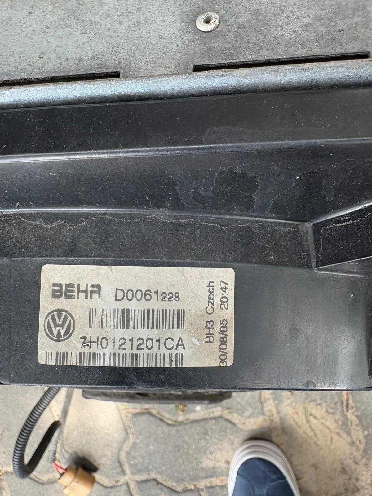 Chłodnica wody oraz wentylator VW T5 2.5 TDI