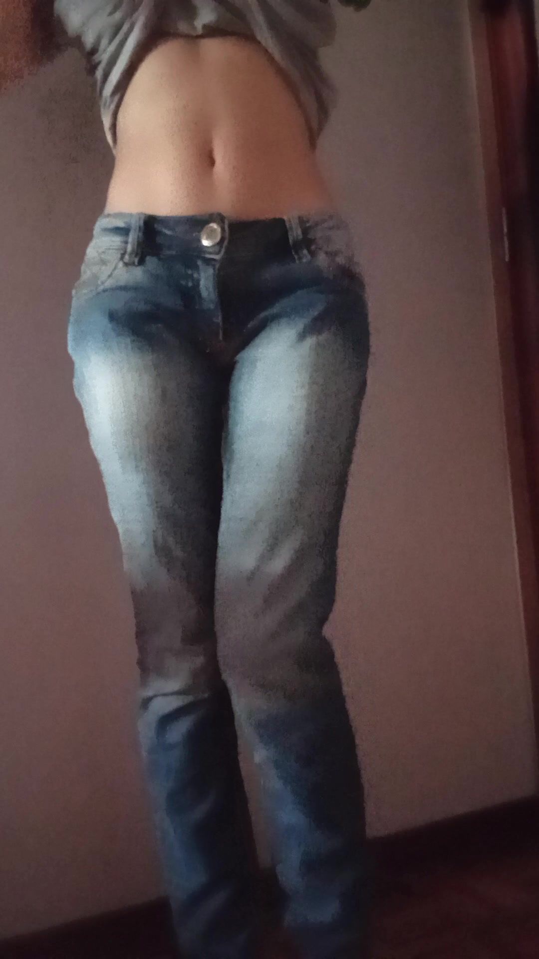 Jeans skinny low waist vintage