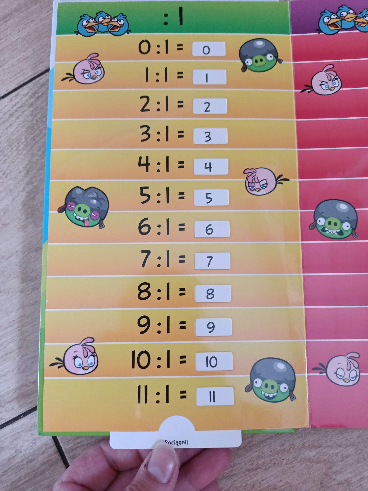 Książki Angry Birds dodawanie, odejmowanie, mnożenie, dzielenie