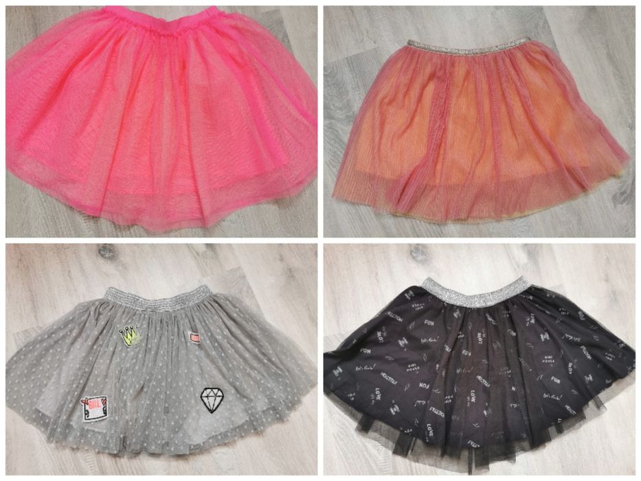 Zestaw spódnic tiulowych spódniczka Zara H&M 134/140 nowe i jak nowe