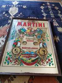 Quadro Publicitário Espelhado  - Martini