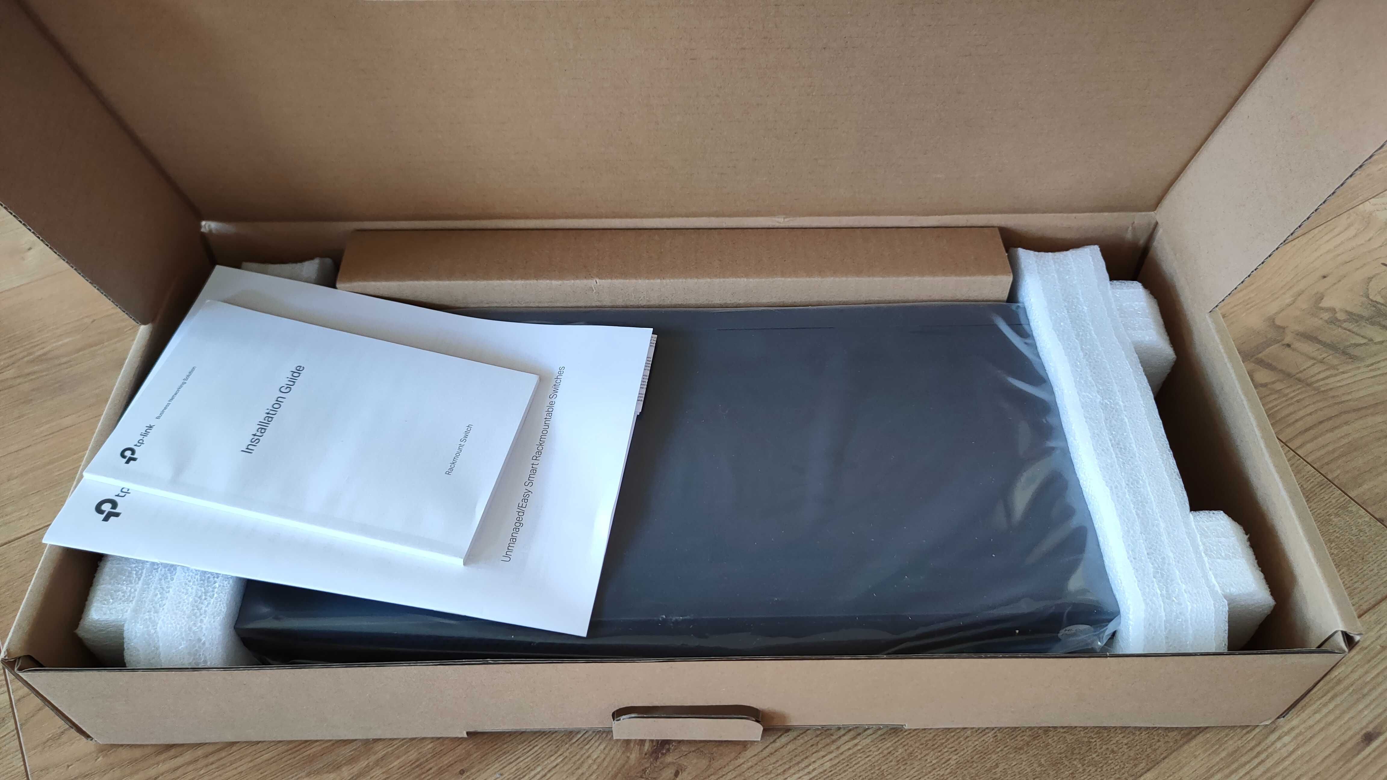 Nowy Switch TP-Link SG1024 L2 24x1GbE SZEROKI do Rack Gigabit Gwr Wys1