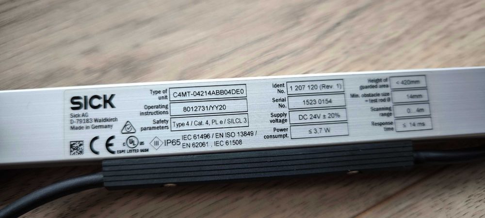 SICK MiniTwin4 C4MT-04214ABB04DE0 - світлова завіса безпеки