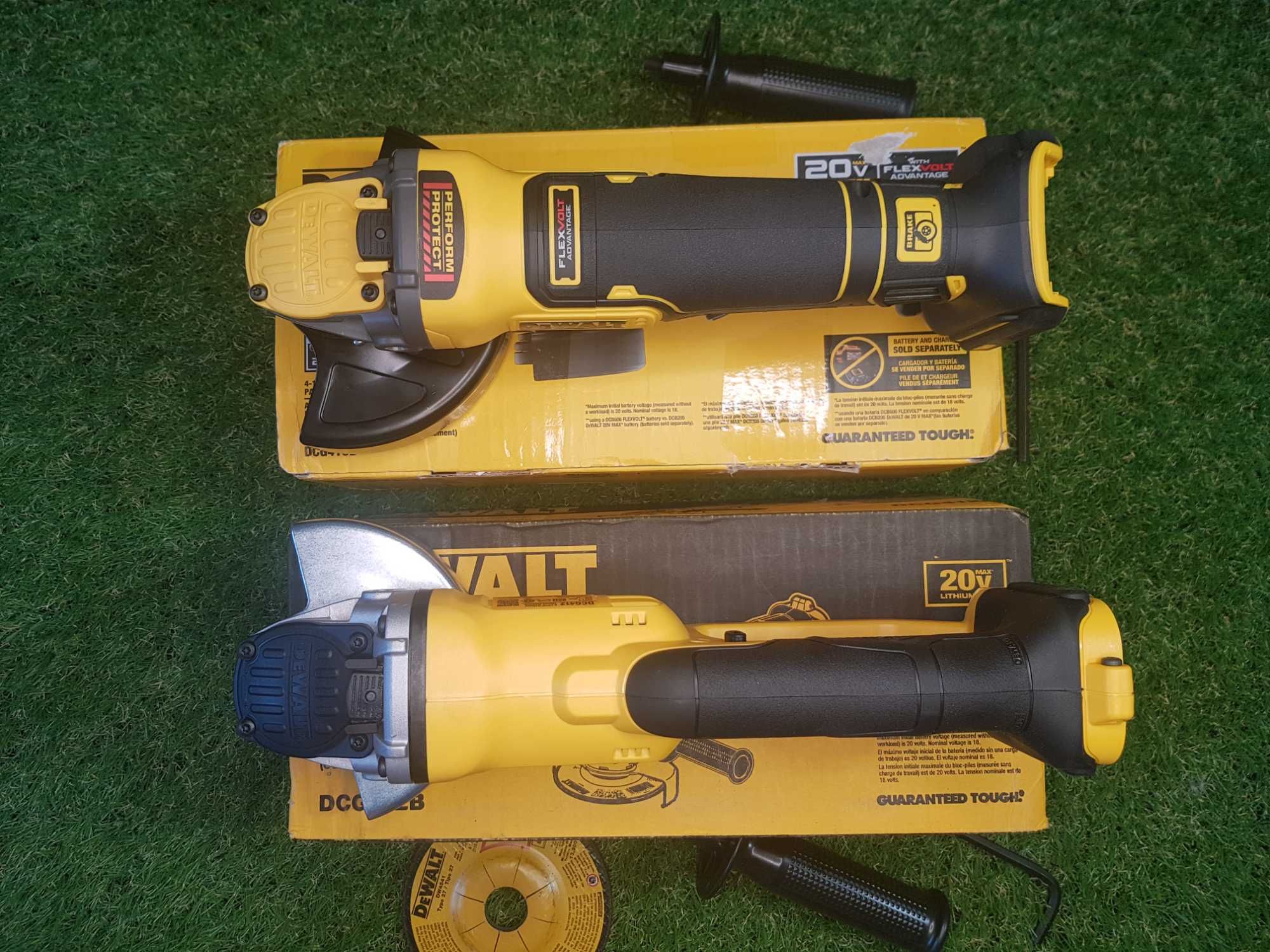 Болгарка аккумуляторная DeWALT DCG412 / DCG416 20V FLEXVOLT