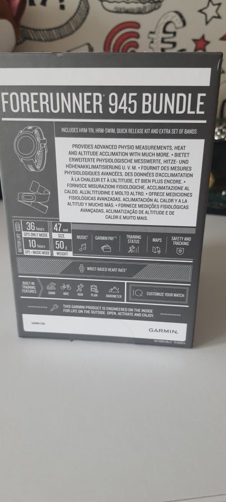 Zegarek garmin forerunner 945 bundle