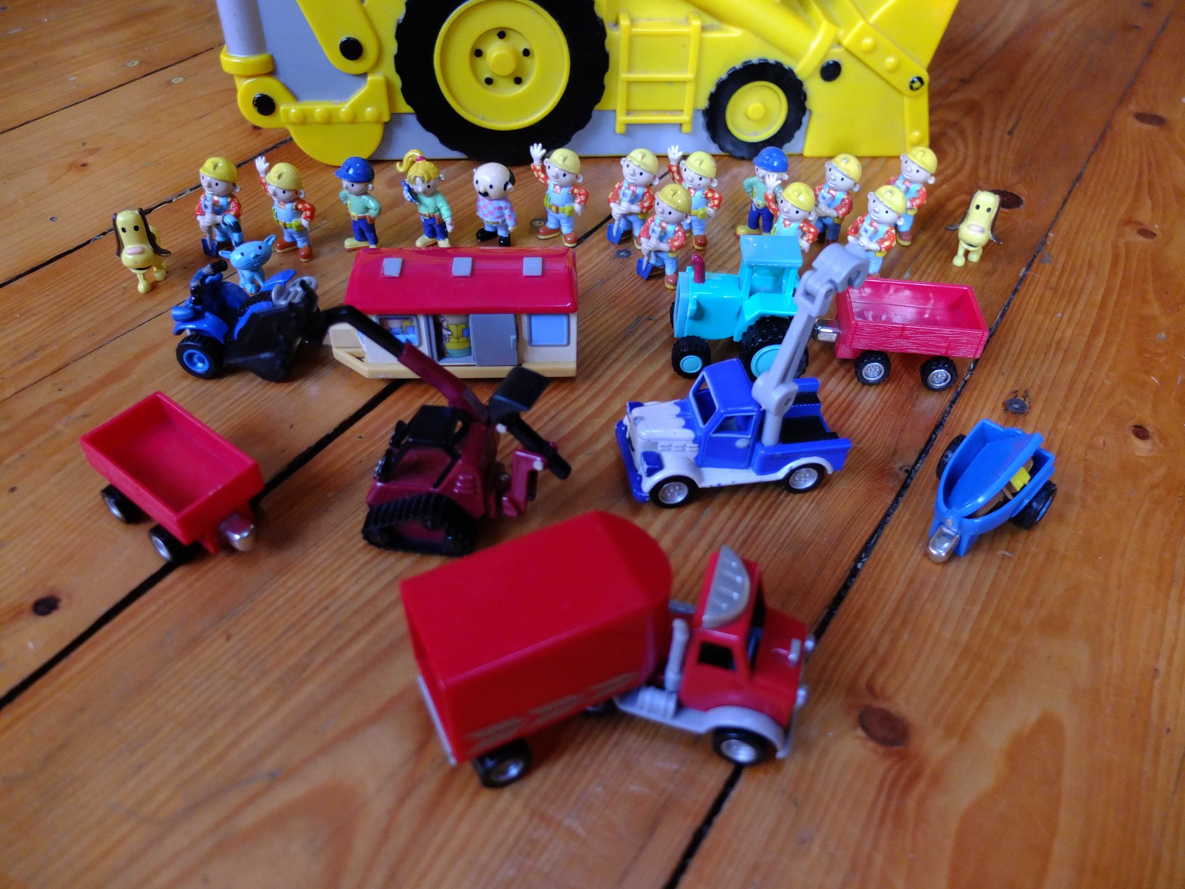 Bob Budowniczy 11 pojazdów w walizce kolekcja unikat figurki gratis