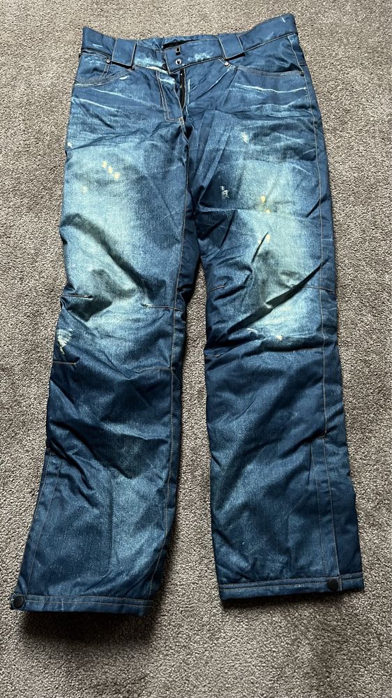 Spodnie narciarskie unisex M, a’la jeans
