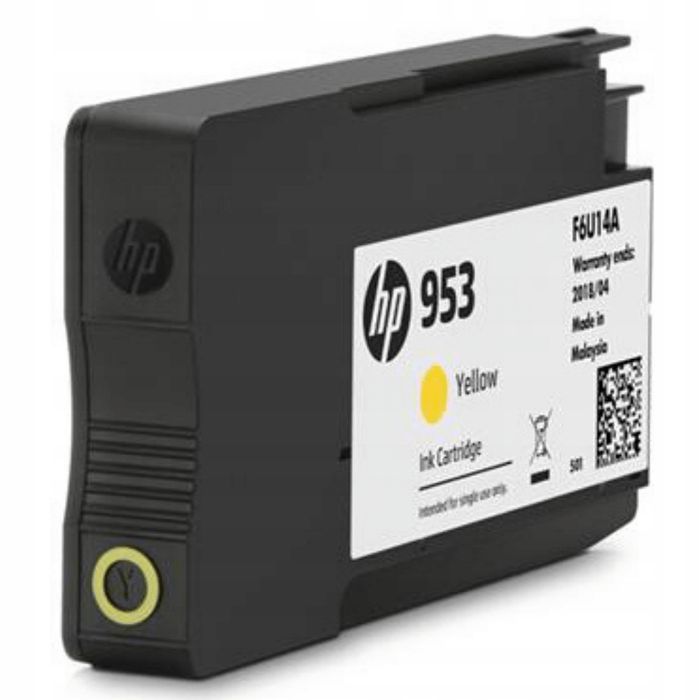 outlet tusz hp 953 f6u14ae żółty (yellow) pojemność 9 ml opis