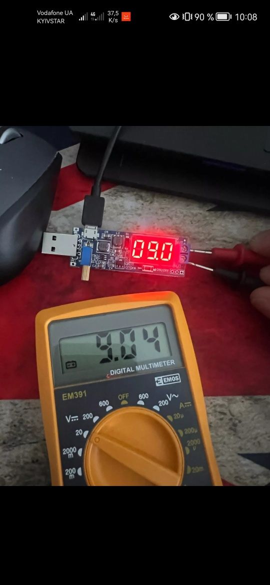 Преобразователь напряжения DC-DC 3.5-12V на 1.2-24V, USB c 5V 9-12v по