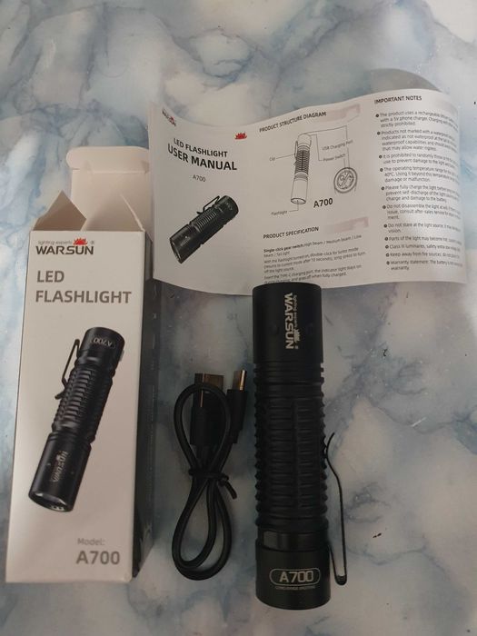 Фонарик EDC Warsun А700
