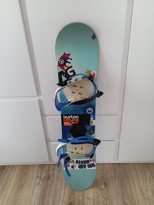 Deska snowboardowa Burton ltr 110 wiązania oxygen komplet zestaw dziec