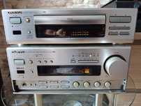 Amplituner Onkyo R- 811RDS CD C-711,, wyjście na subwoofer,org. pilot!