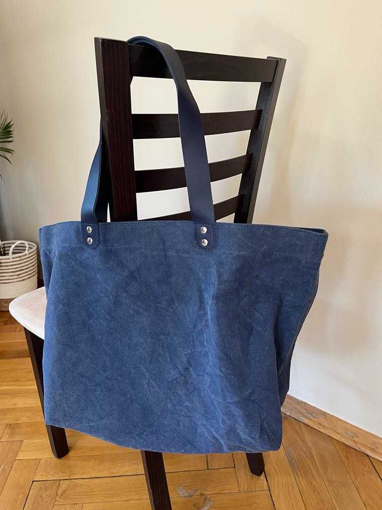 Torba shopper z bawełny Wólczanka