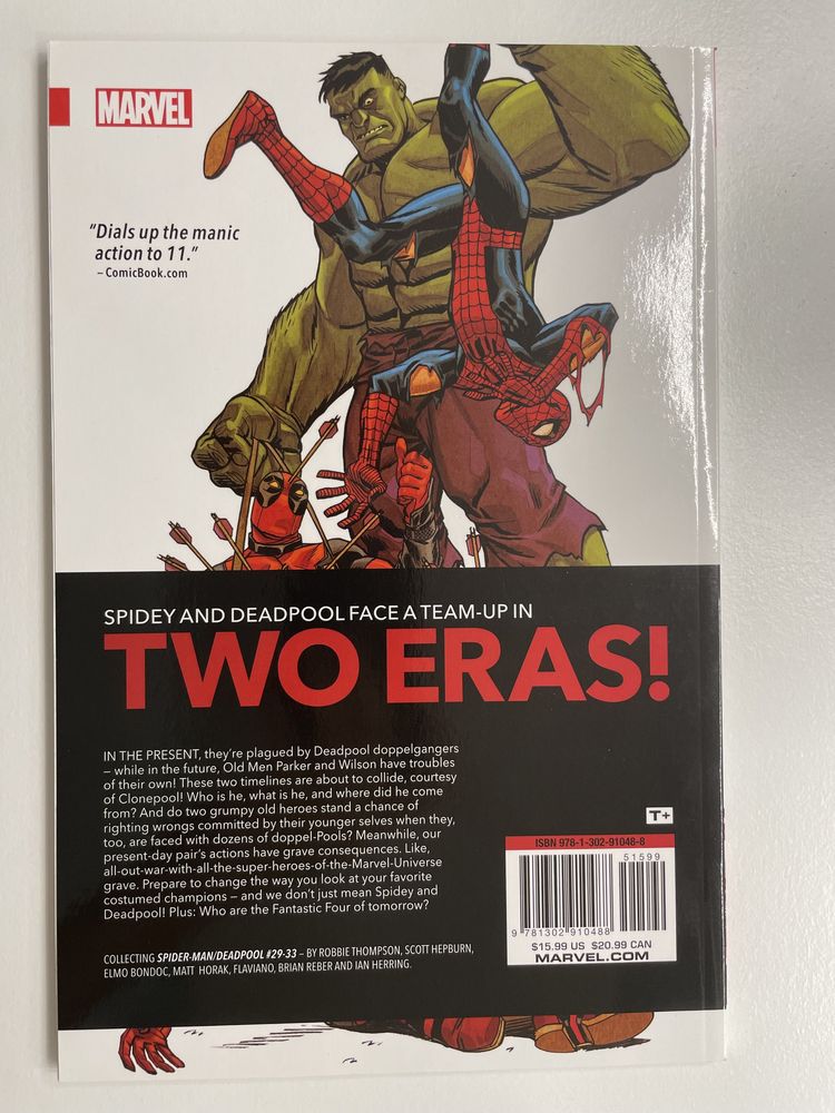 “Spider-Man/Deadpool” e “You are deadpool” paperback