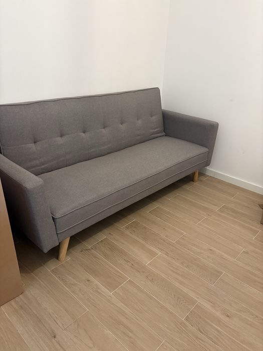 Sofá cama Sklum - cinzento