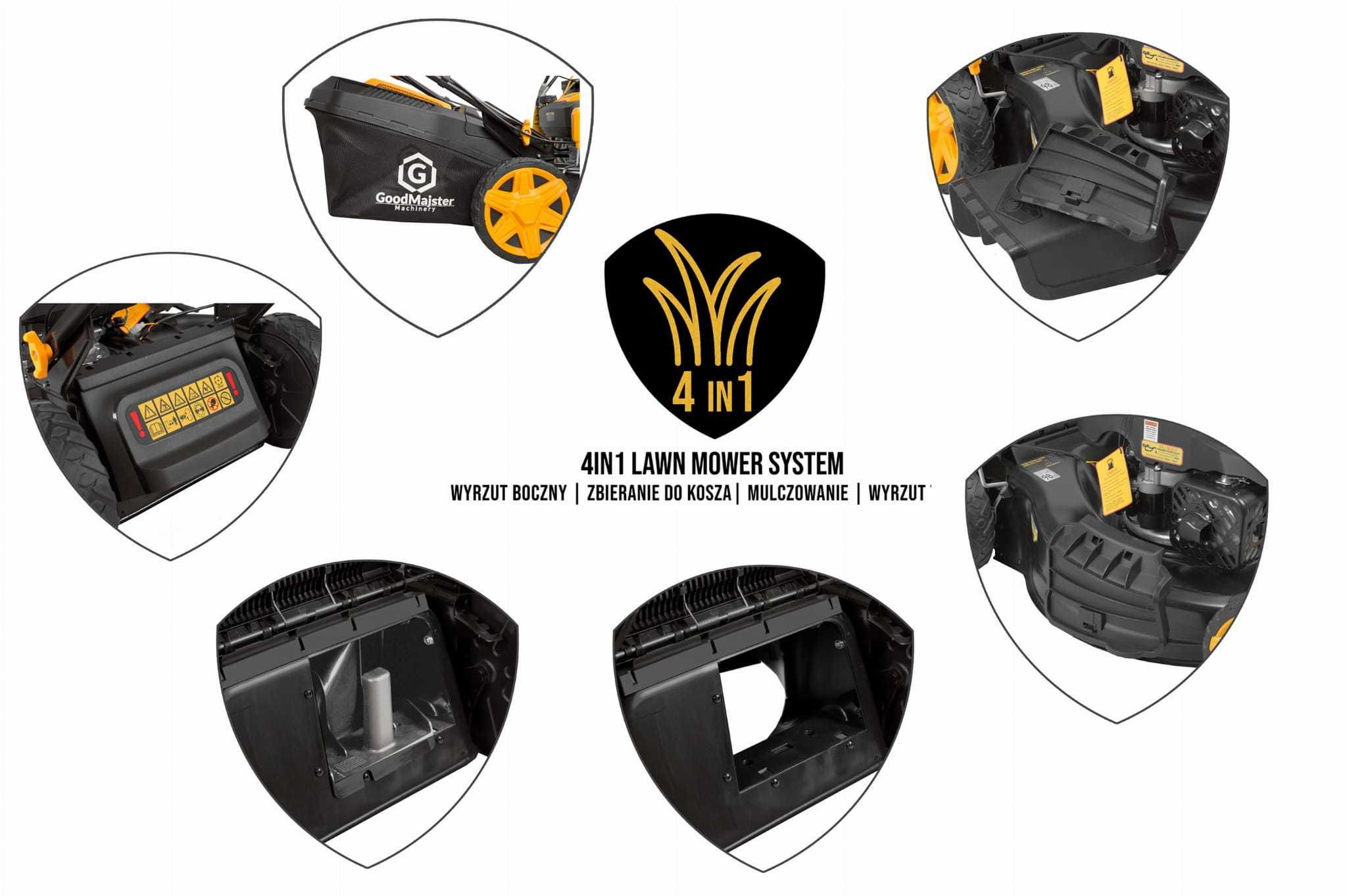 Kosiarka spalinowa z napędem - GoodMajster Machinery GMM-RL51N