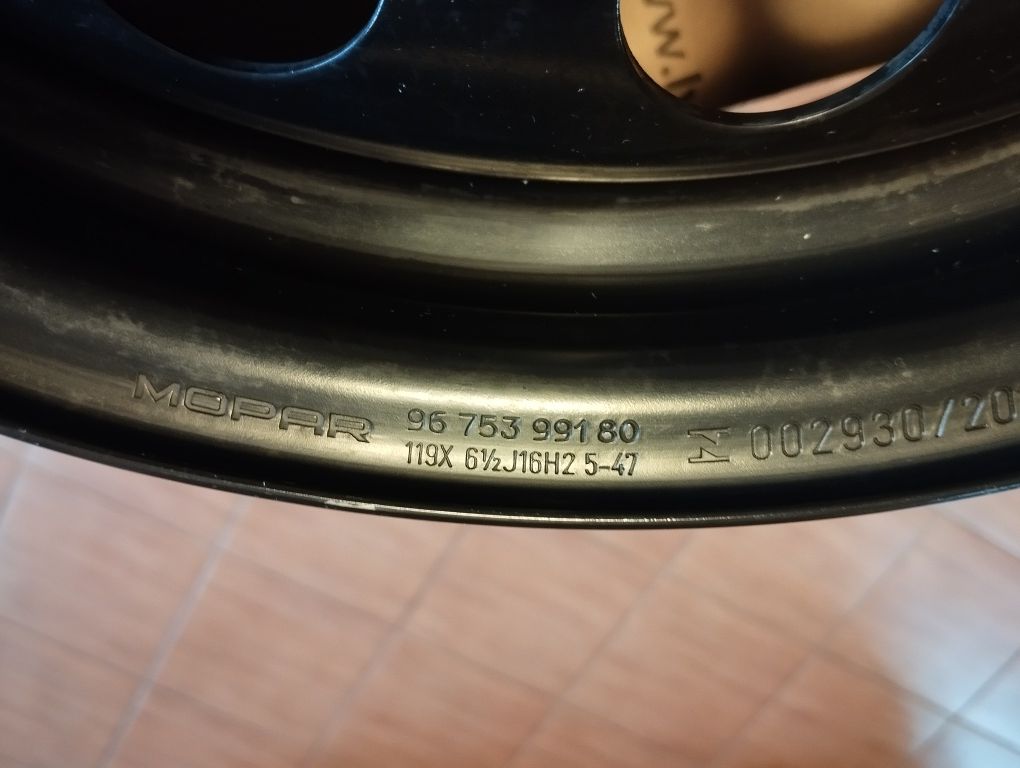 komplet 4 szt.  Toyota proace felgi stalowe 16  stal 5x108 6,5J16