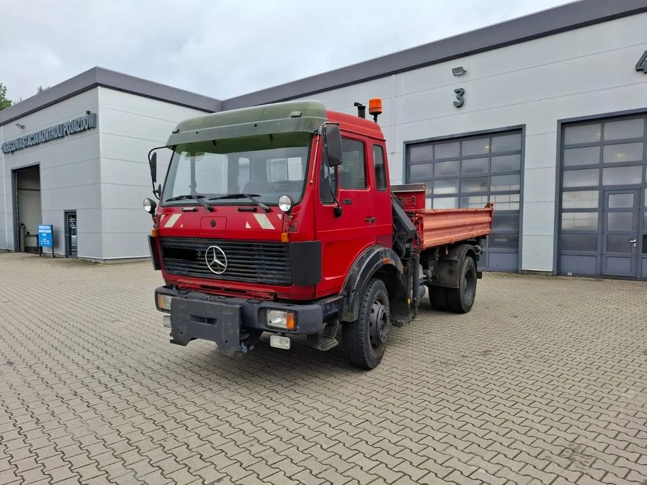 Mercedes-Benz 1617  4X4 CAK + HDS MEILLER MK 51R  import DE / wywrotka z HDS / manual / 4x4