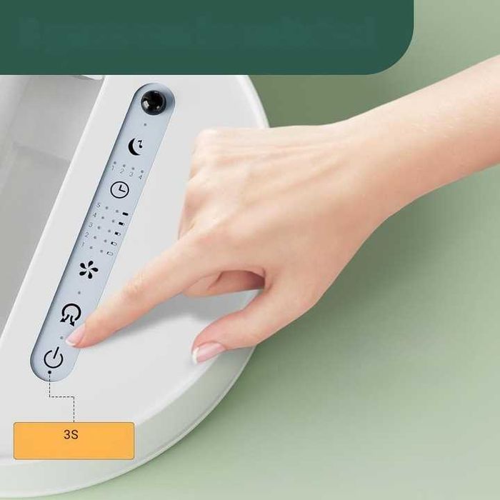 Wentylator podłogowy akumulatorowy rozkładany z pilotem