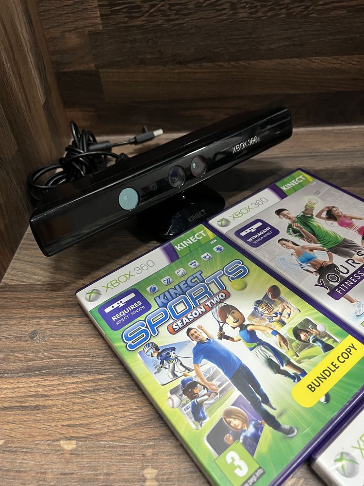 Xbox 360 Kinect Sports 2,  Kinekt Adventures, Your Shape 2012! Sensor!