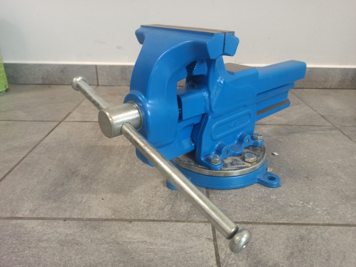 Nowe imadło stalowe obrotowe 140 mm