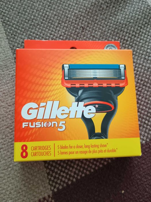 Gillette Fusion 8 картриджів \ зроблено в США