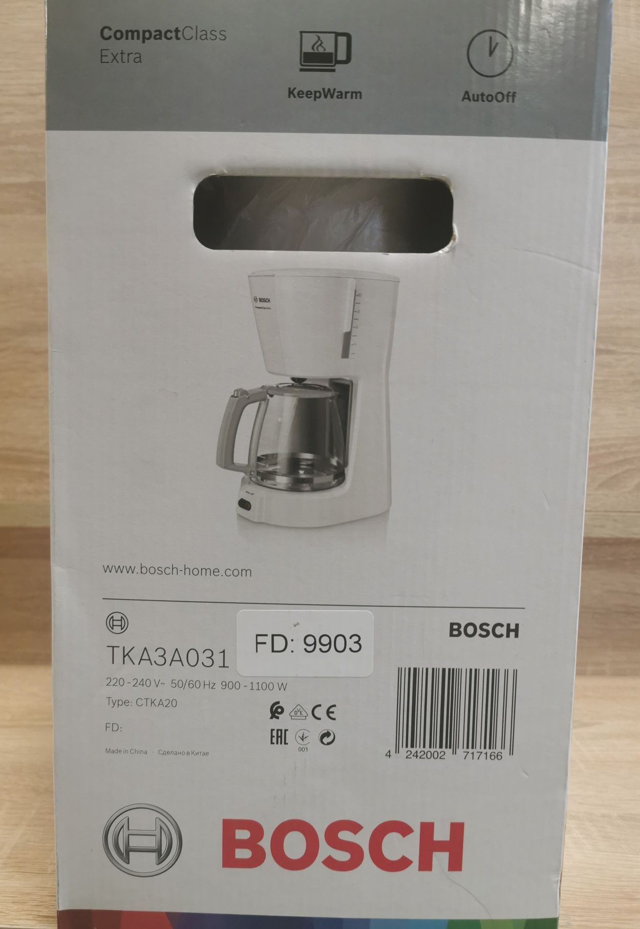 Ekspres przelewowy Bosch Compact Class Extra TKA3A031
