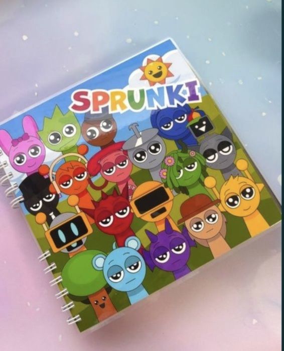 Альбом на липучках Спрункі Sprunki