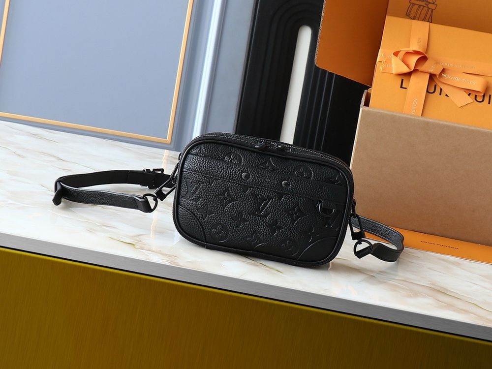 LOUIS VUITTON NOE ALPHA  сумка мужская унисекс черная белая синяя