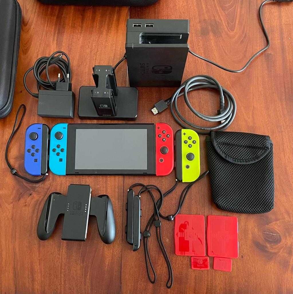 Nintendo Switch V2 + Acessórios