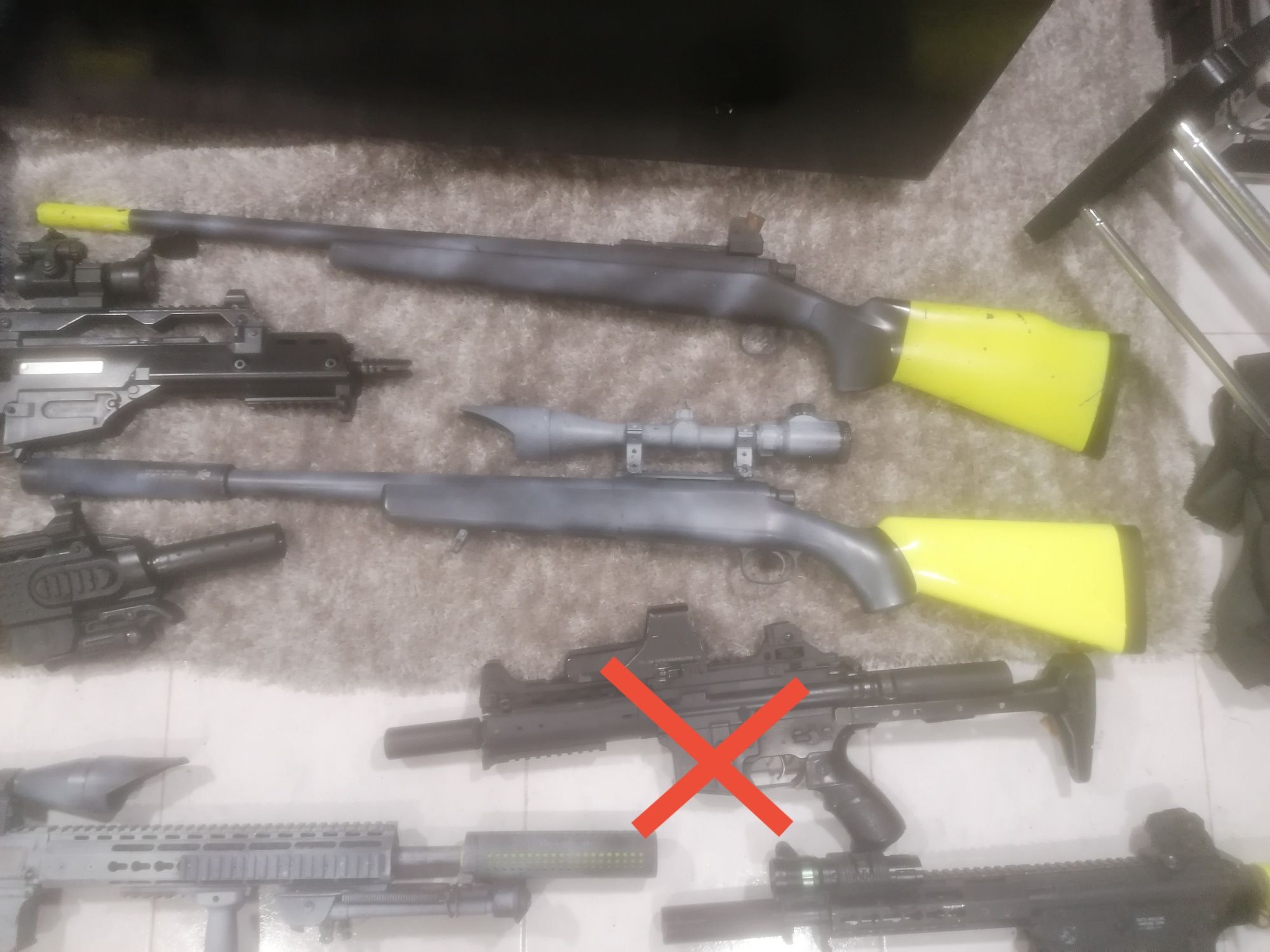Matérial de airsoft (LER DESCRIÇÕES)