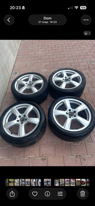 Koła mercedes w219 w211 cls r 5x112 18 cali dwie szerokosci