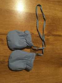 Rękawiczki niemowlęce ciepłe sznurek 78cm