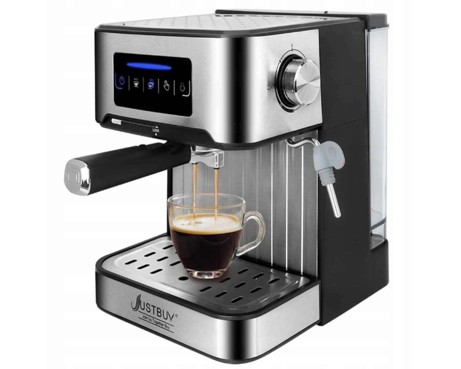 Ciśnieniowy Kolbowy Ekspres do Kawy 20bar ze Spieniaczem Espresso NOWY