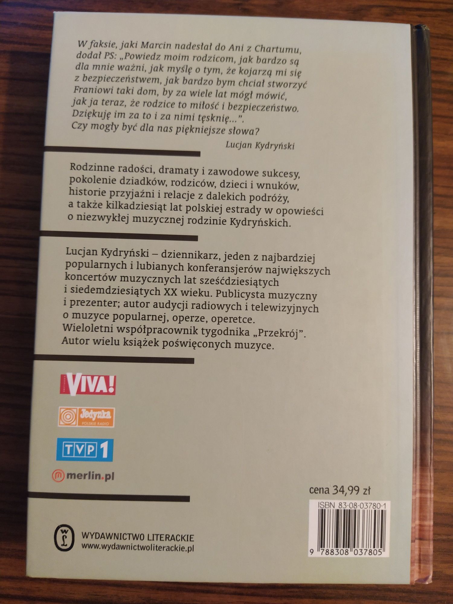 Kydryński Lucjan Przejazdem przez życie książka kronika