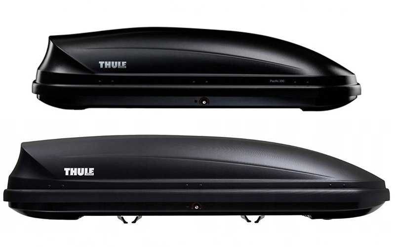 Thule автобоксы на крышу Pacific Touring S M L серый черный матовые