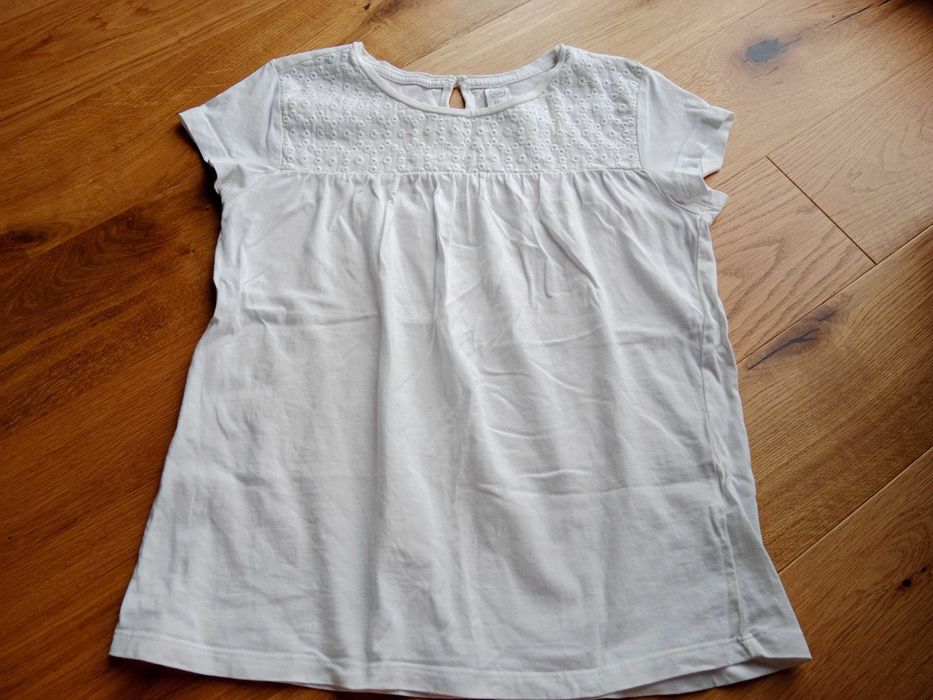 Bluzka koszulka biała Cool Club Smyk krótki rękaw r. 152
