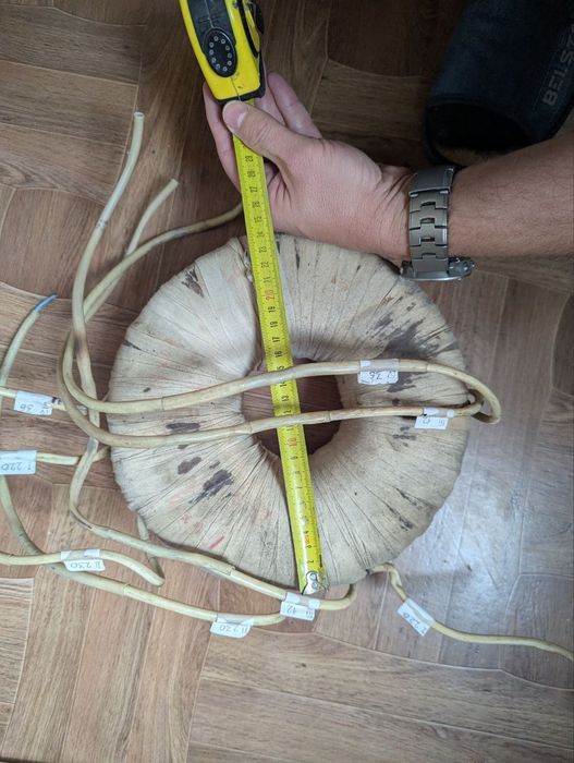 Трансформатор тороидальный 2.5КВТ 220в  36в 12в 19.5кг