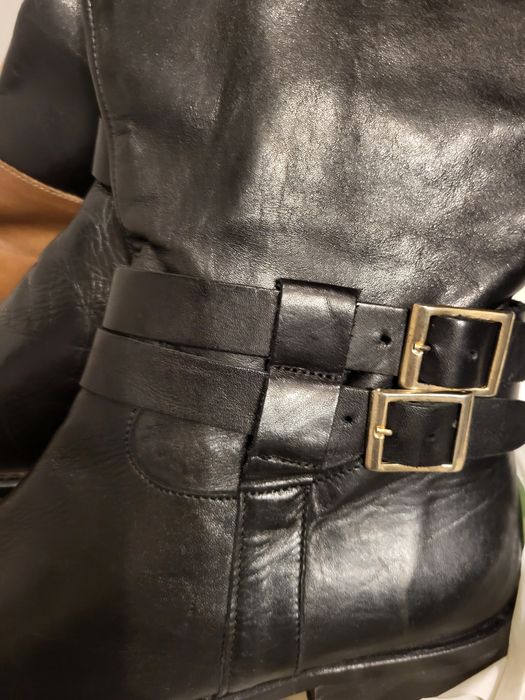 Kozaki Kazar skóra naturalna