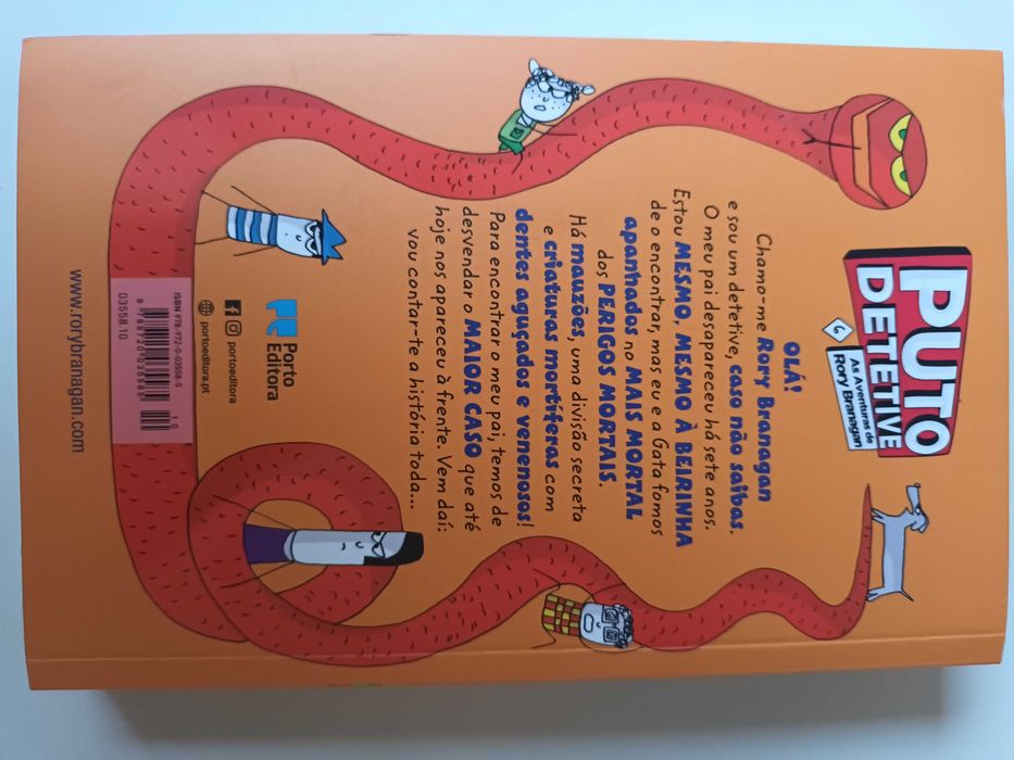 "Puto Detetive - O Covil do Perigo" por Andrew Clover e Ralph Lazar
