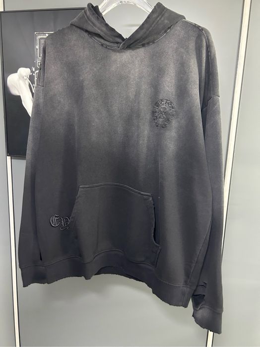 CHROME HEARTS худи мужское оверсайз унисекс серое черное оригинал