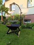 Grill z paleniskiem
