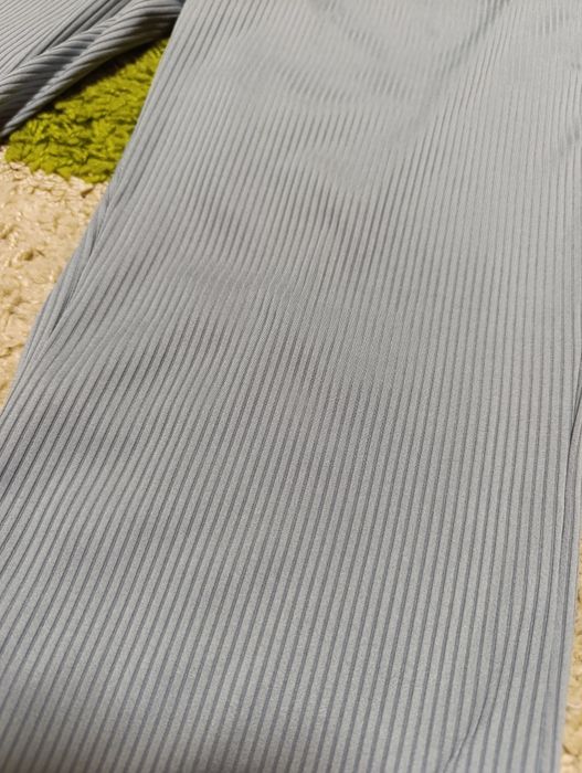 Штани клеш в рубчик