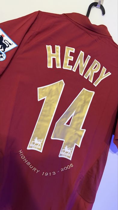 Henry Arsenal Retro koszulka pilkarska