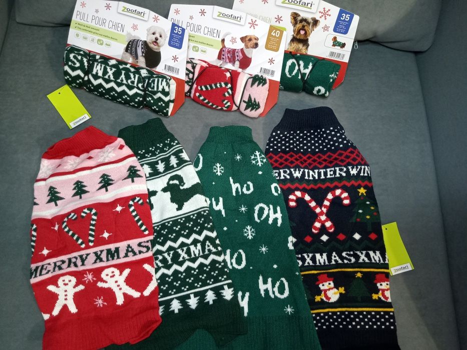 Новорічні кофти для собак